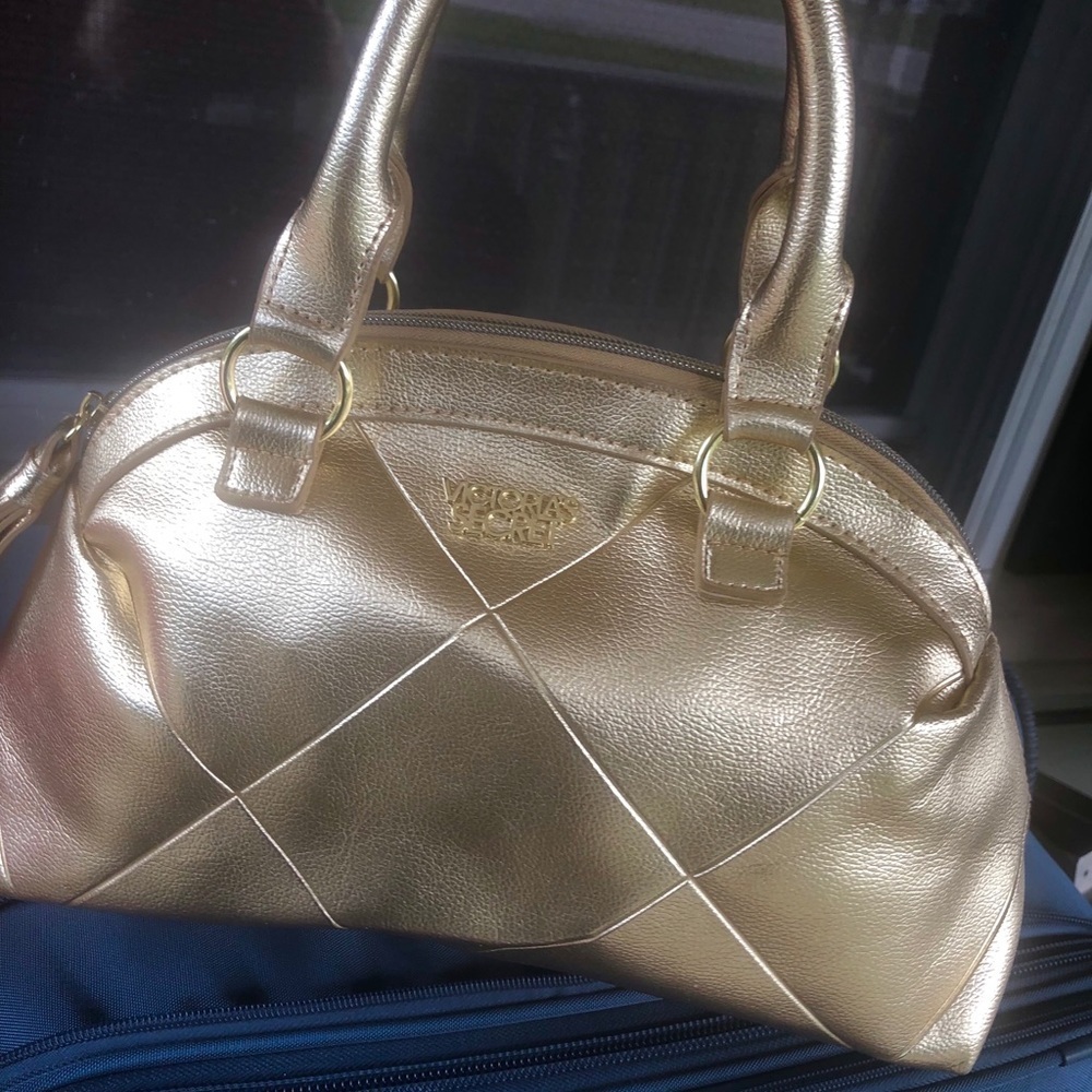 Victoria’s sercret gold purse for women